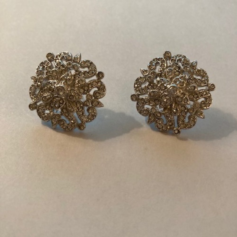 Nadri CZ pave earrings